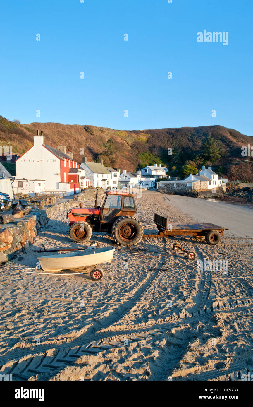 Porth Dinllaen, péninsule Llŷn, au nord du Pays de Galles, Royaume-Uni Banque D'Images