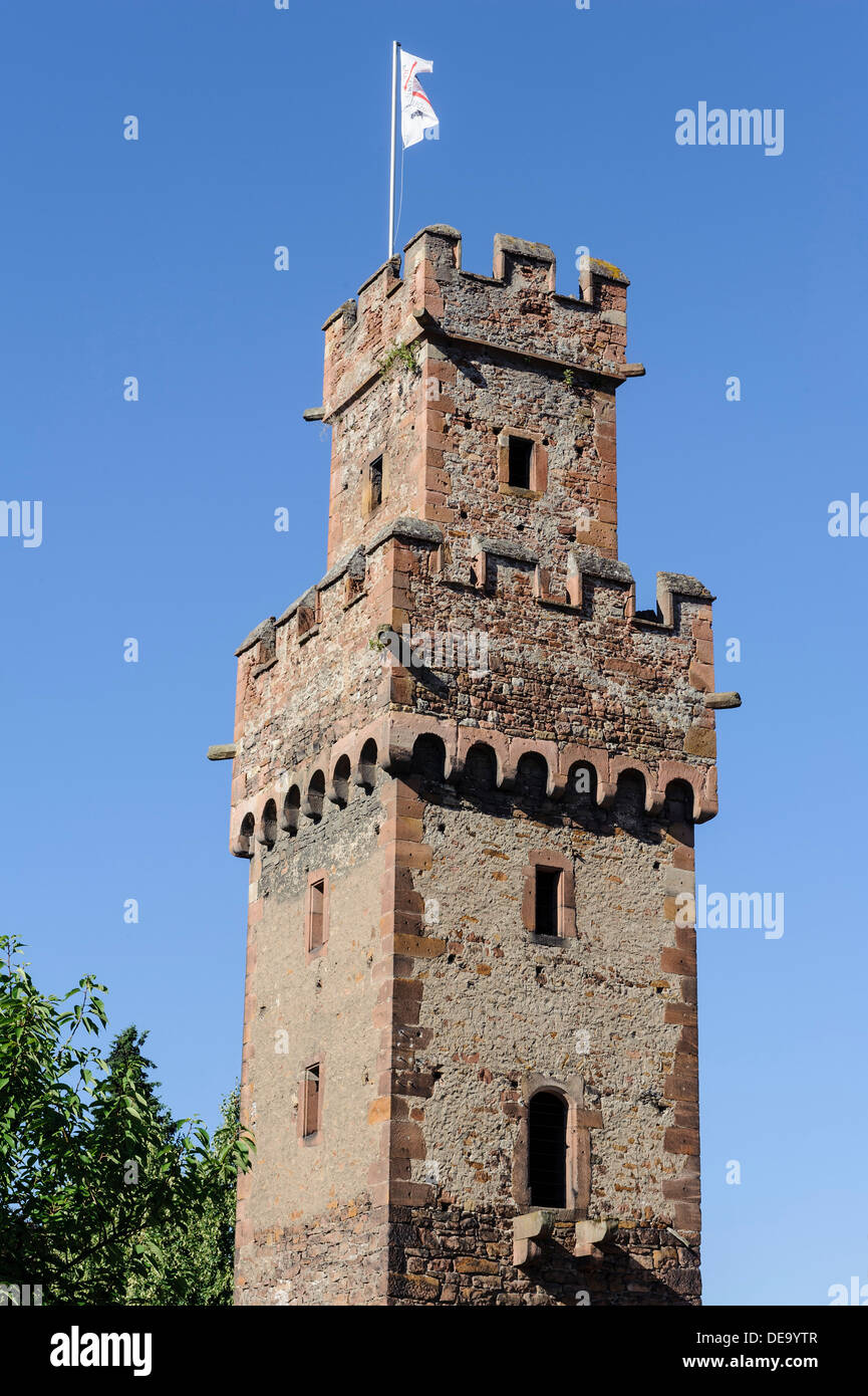La tour de la charité (14. c), dans la région de Obernburg sur-Main, Allemagne Banque D'Images