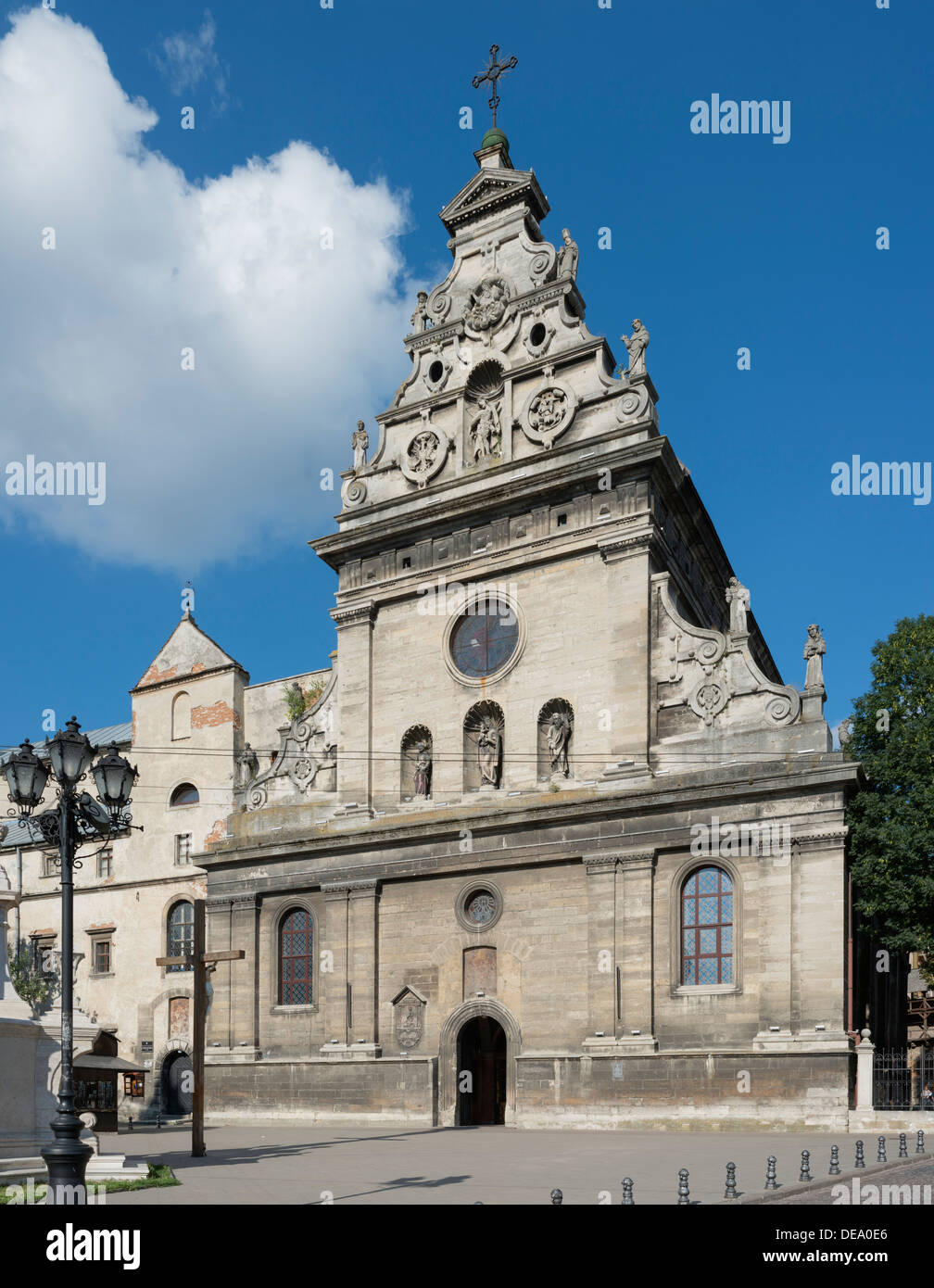 Église de l'ancien monastère des Bernardins à Lviv (Ukraine) Banque D'Images