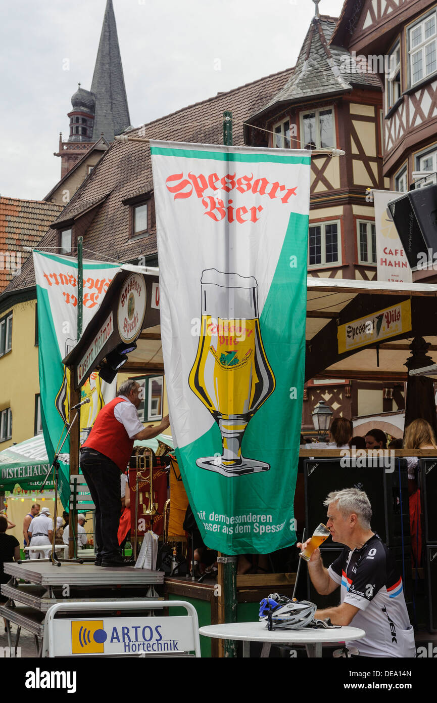 Festival de la vieille ville à la place de marché dans Wertheim, Bade-Wurtemberg, Allemagne Banque D'Images