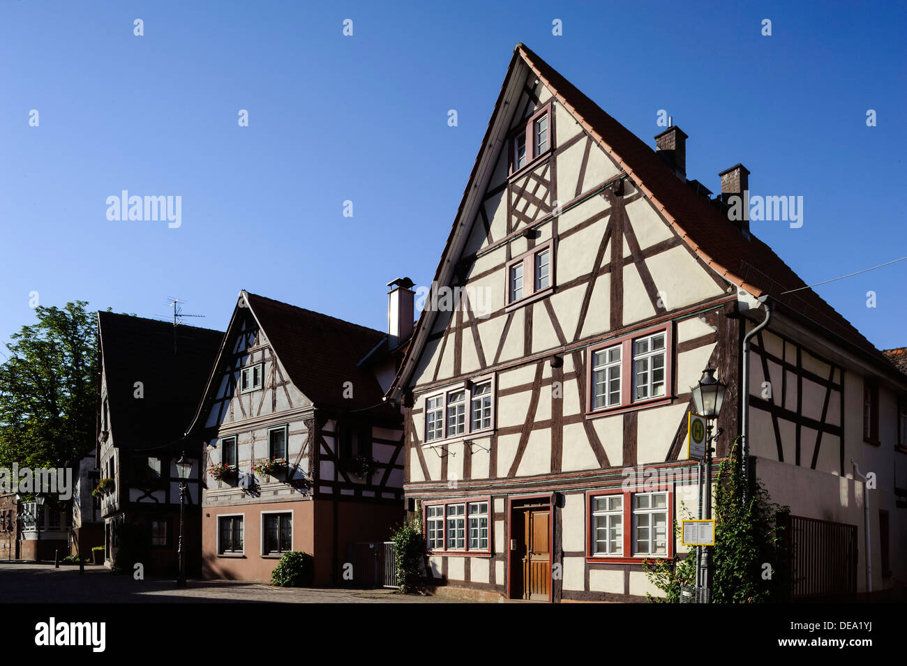 Ville historique de Breuberg-Neustadt en forêt de Hesse Odes, Allemagne Banque D'Images