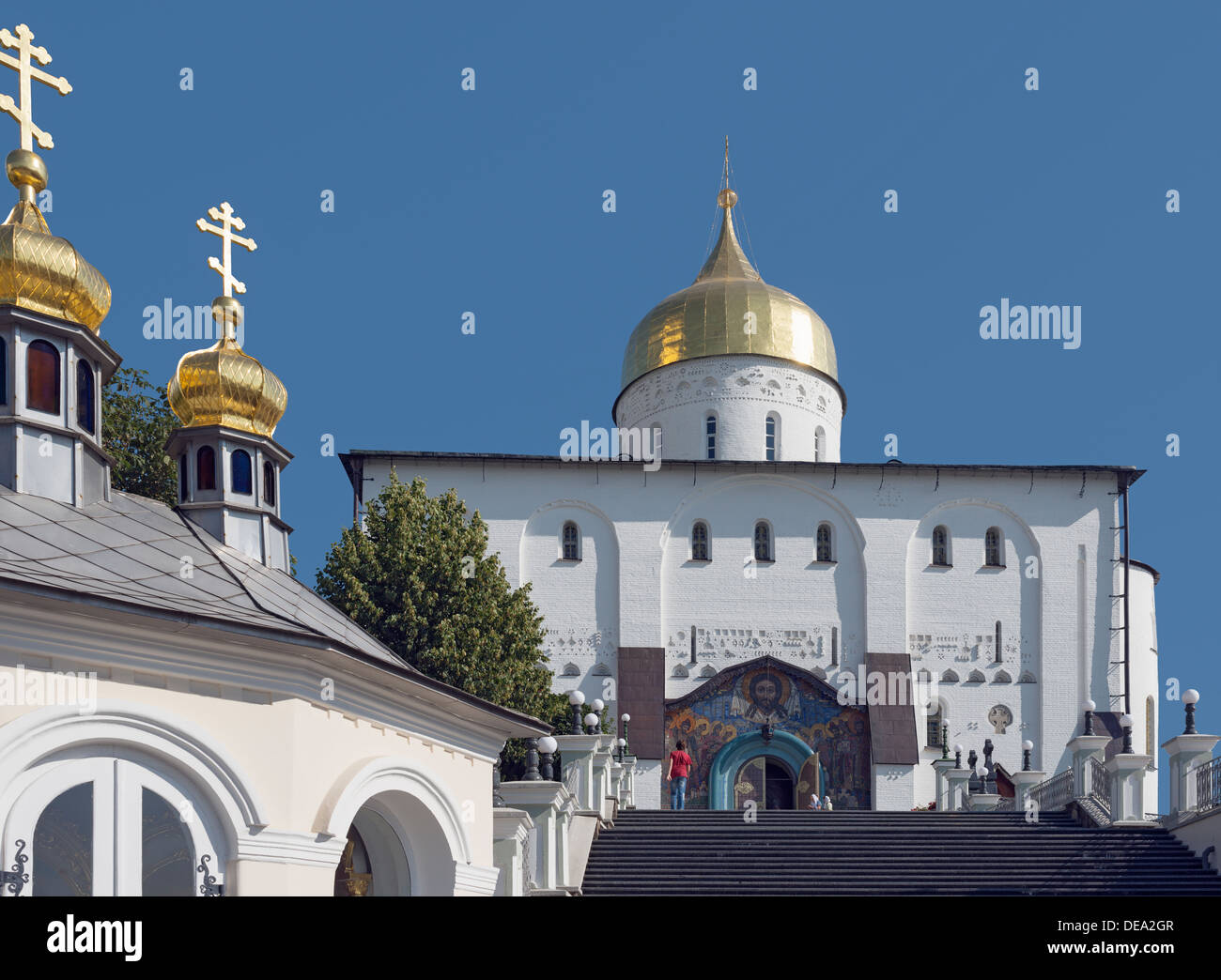 Cathédrale de La Trinité dans le monastère de Pochayiv (1906-1912) Banque D'Images