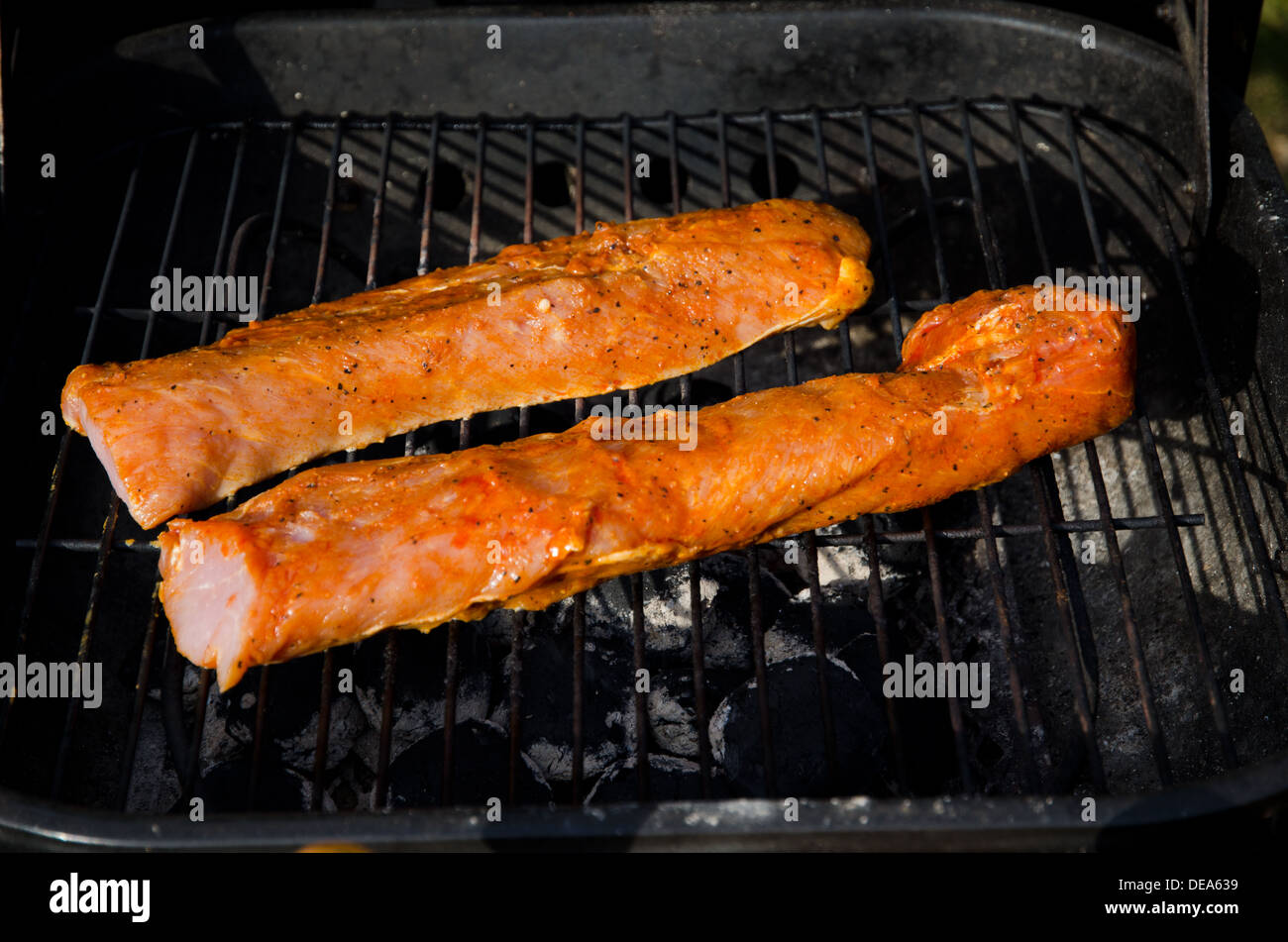 Viande de barbecue Banque D'Images