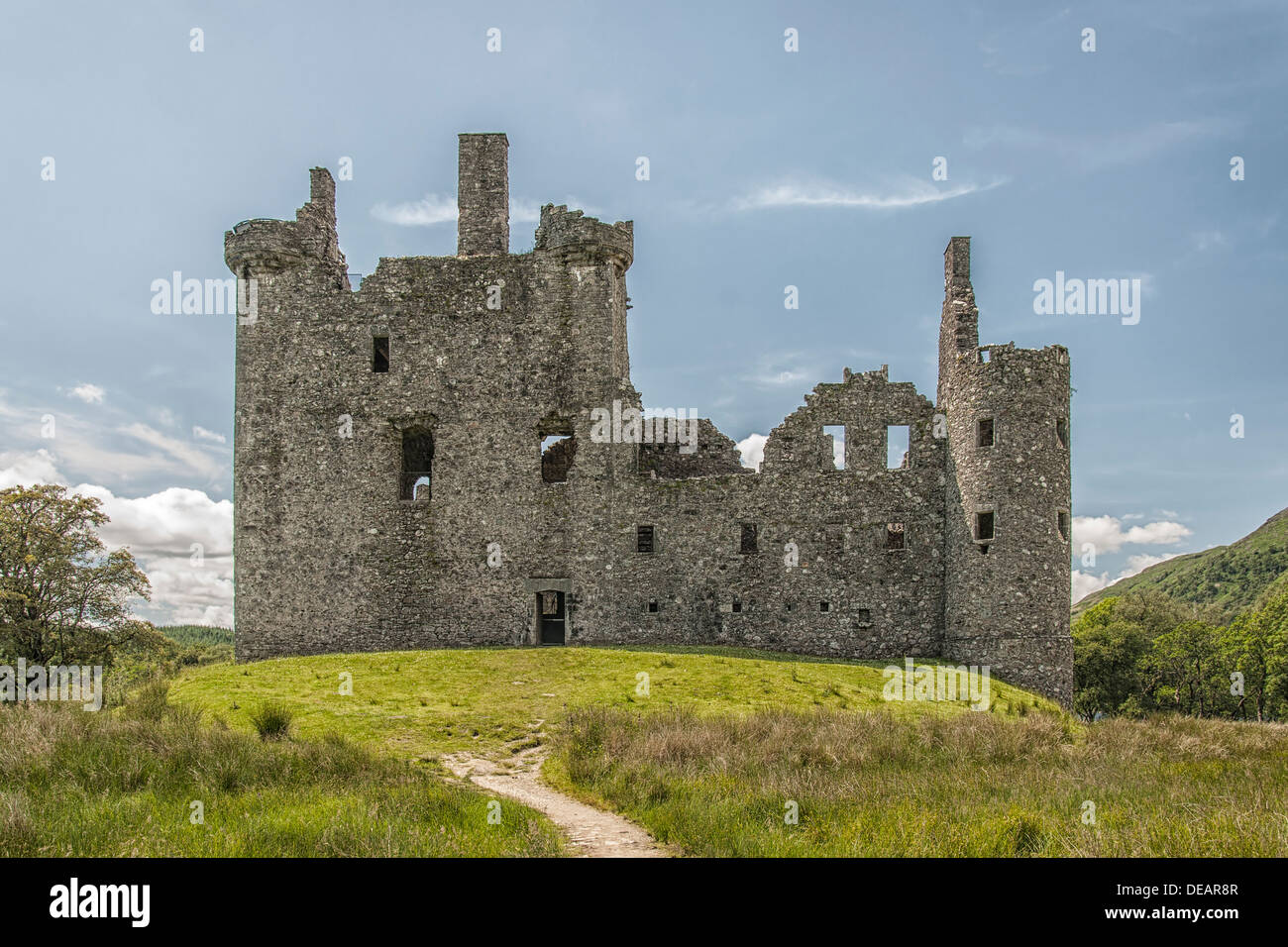 Kilchurn castle en Ecosse. Banque D'Images