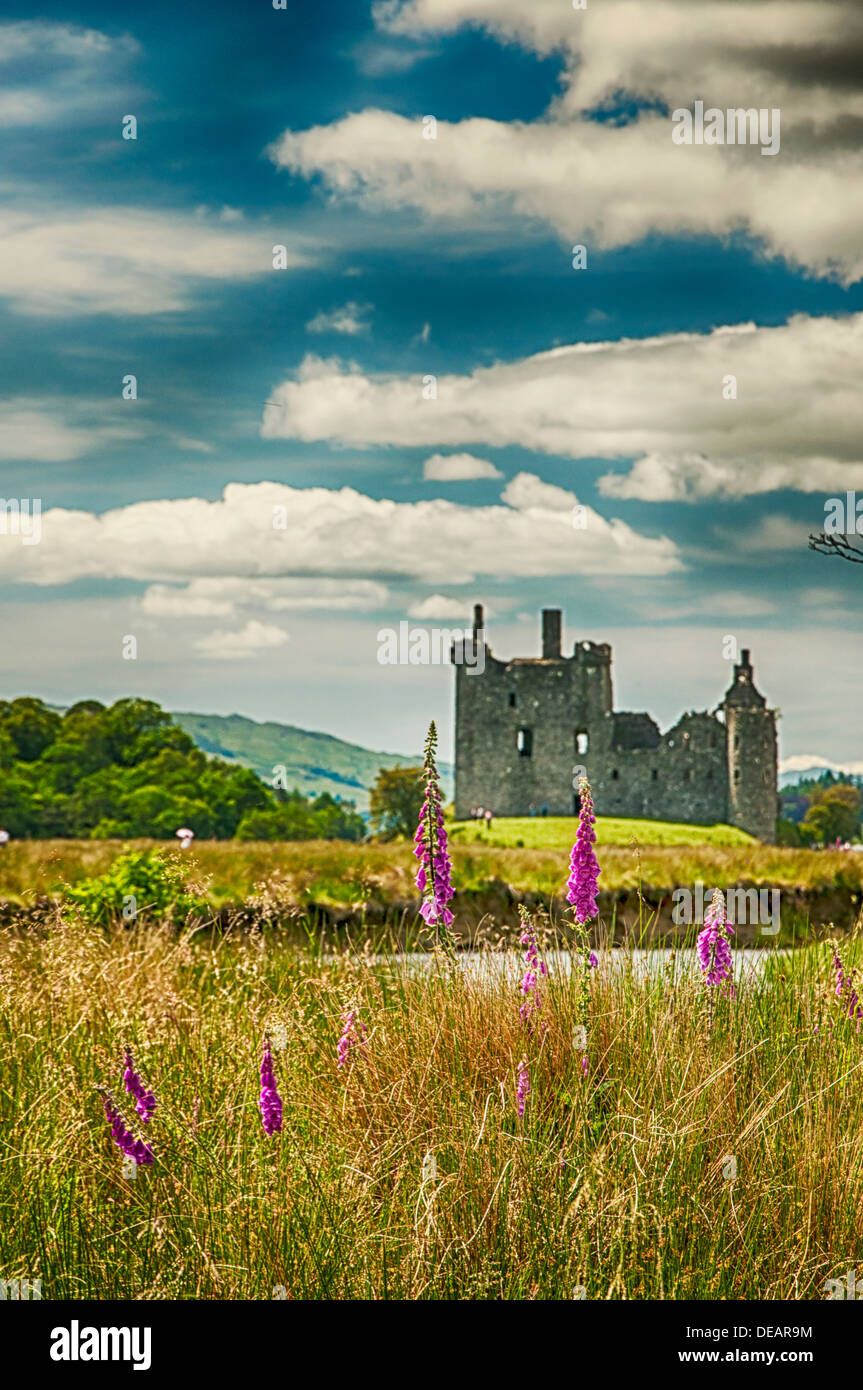 Kilchurn Castle en Ecosse Banque D'Images