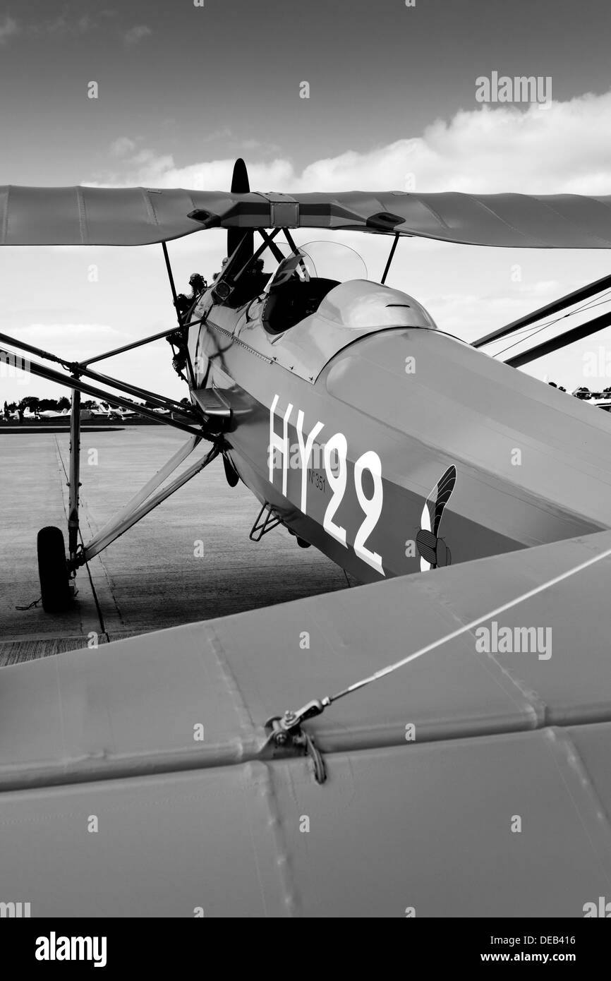 Un Morane-Saulnier à l'avion léger à Sywell rassemblement Association Banque D'Images