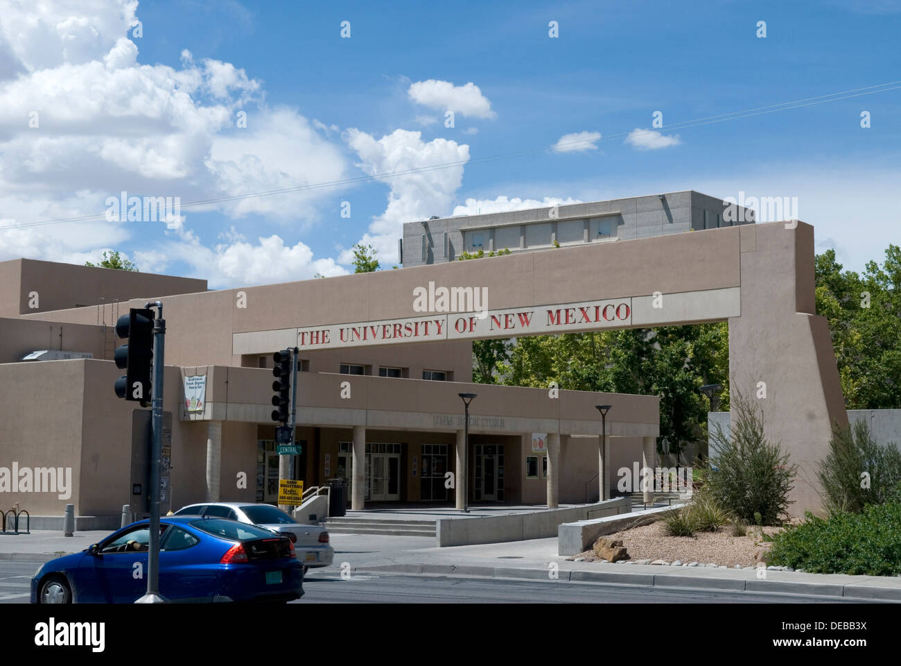 Université du Nouveau Mexique à Albuquerque NM USA Banque D'Images