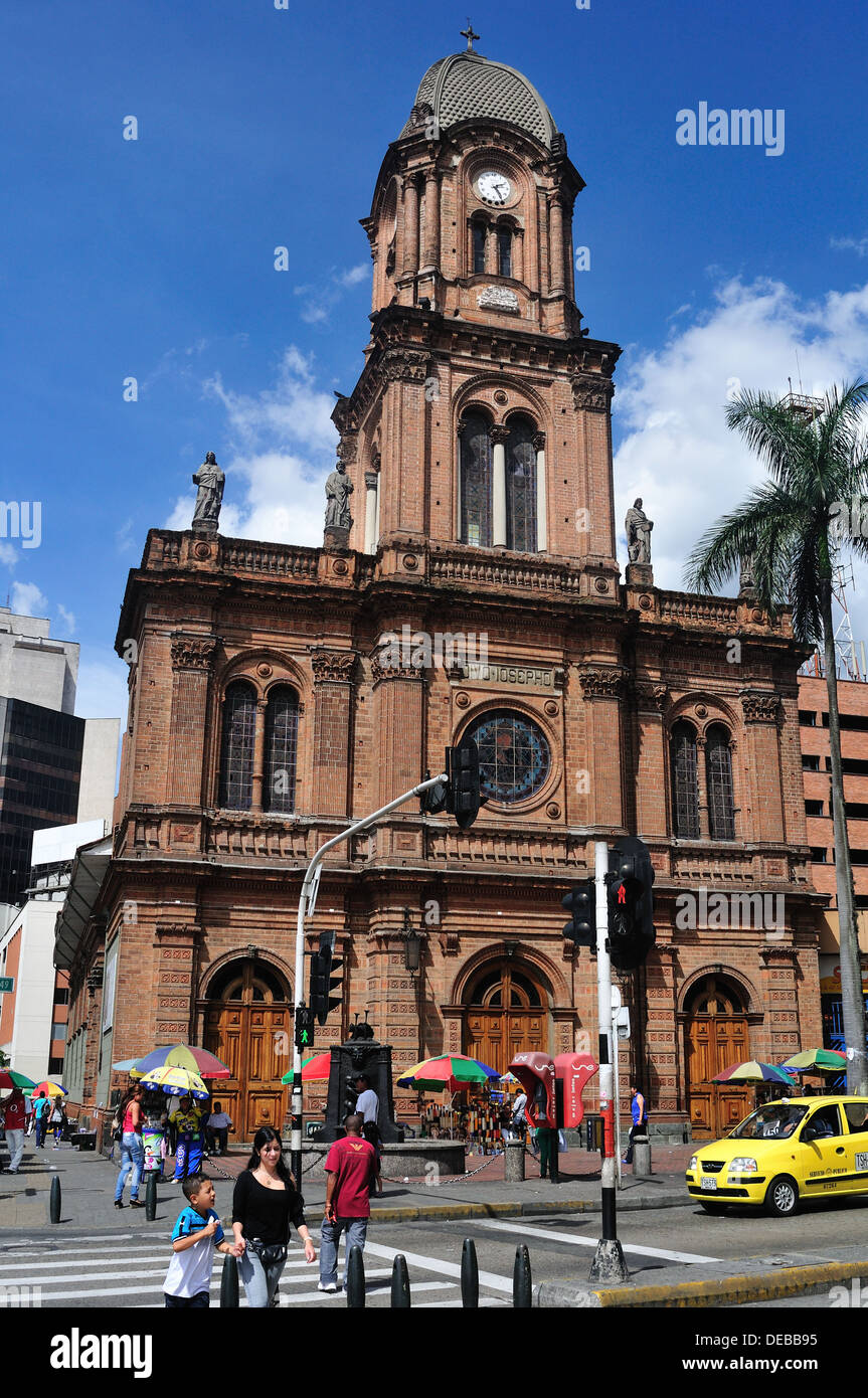 Église de San Jose - Centre de Medellin .Département d'Antioquia. Colombie Banque D'Images