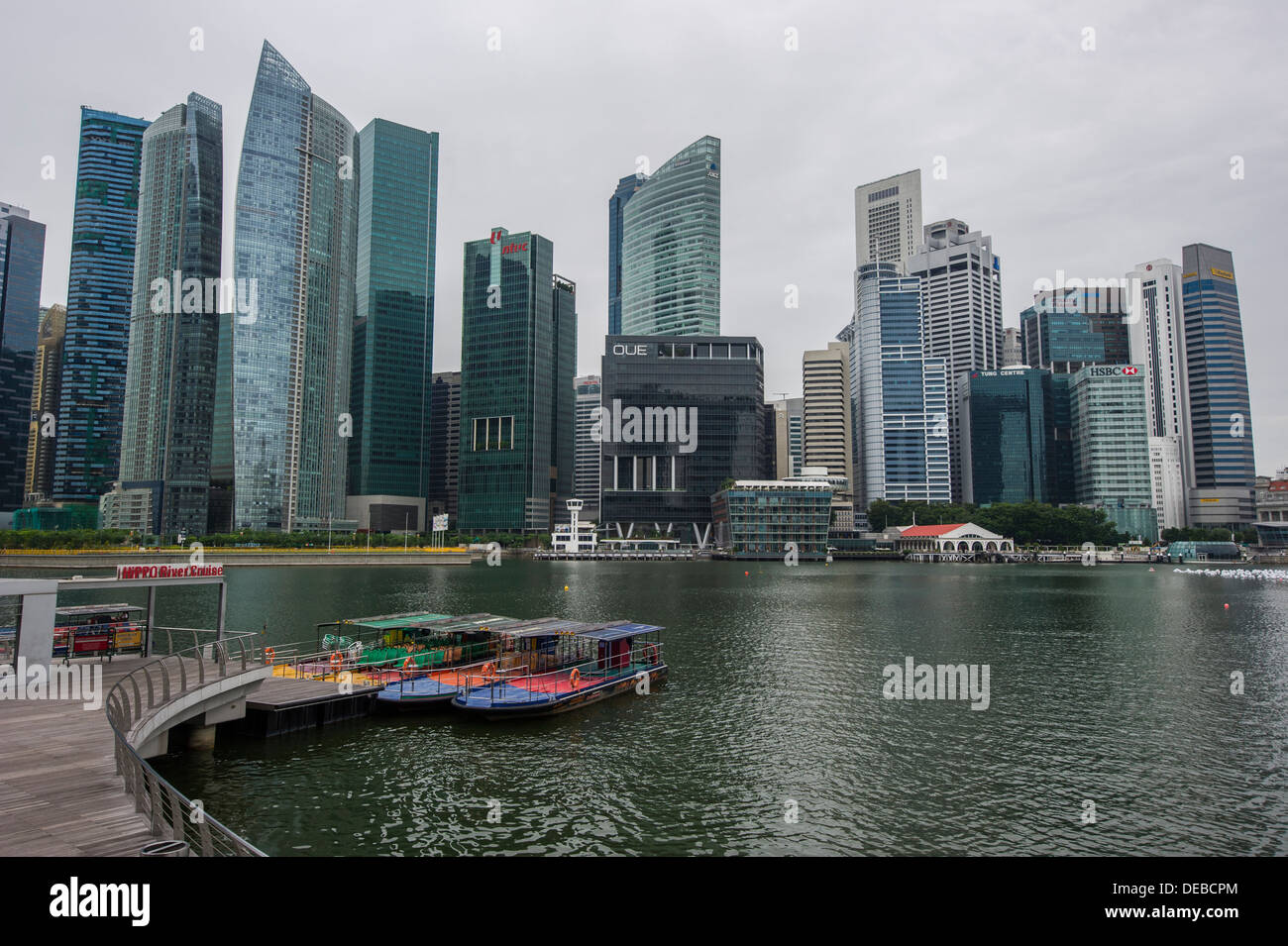 Marina Bay, Singapour Banque D'Images