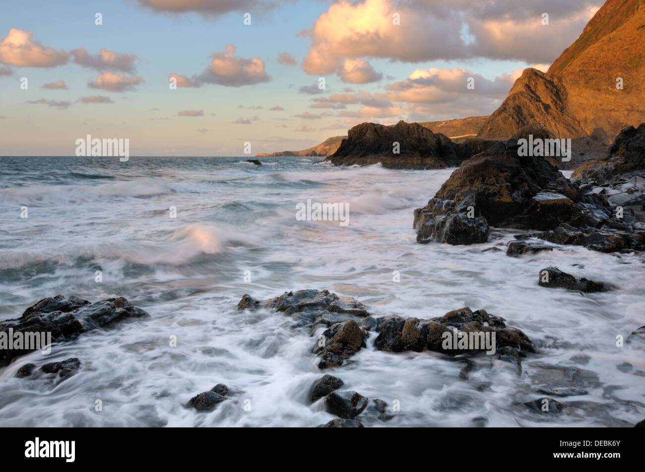 Tresaith beach Galles Aberporth Banque D'Images