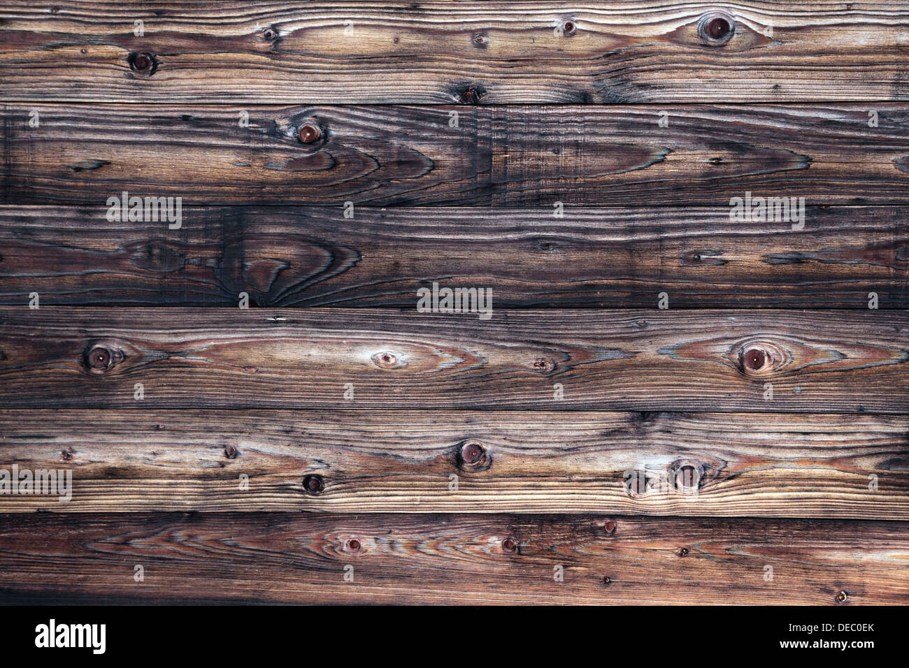 Mur en bois naturel patiné close-up Banque D'Images