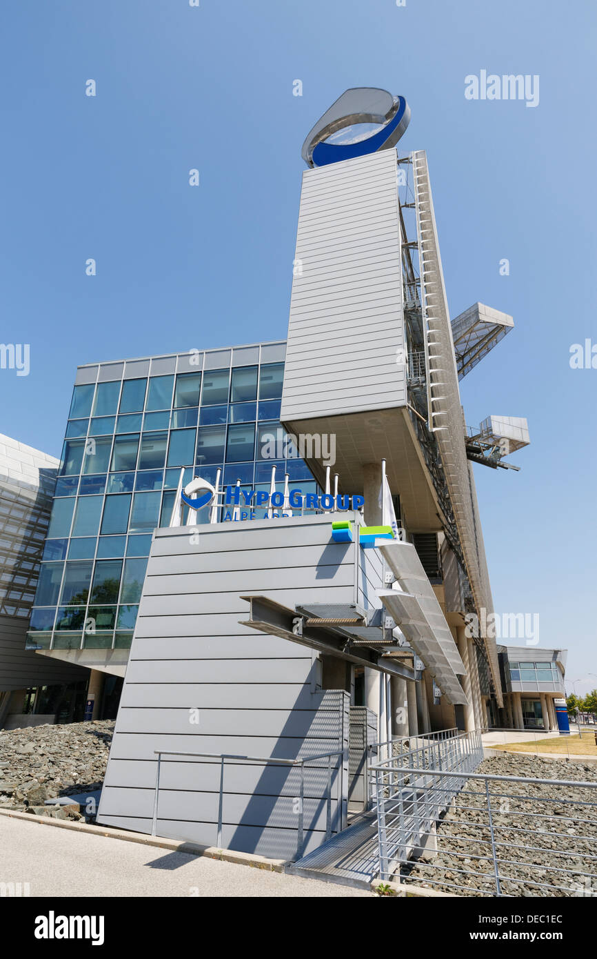 Siège de la Banque Hypo Alpe Adria, Klagenfurt, Carinthie, Autriche Banque D'Images
