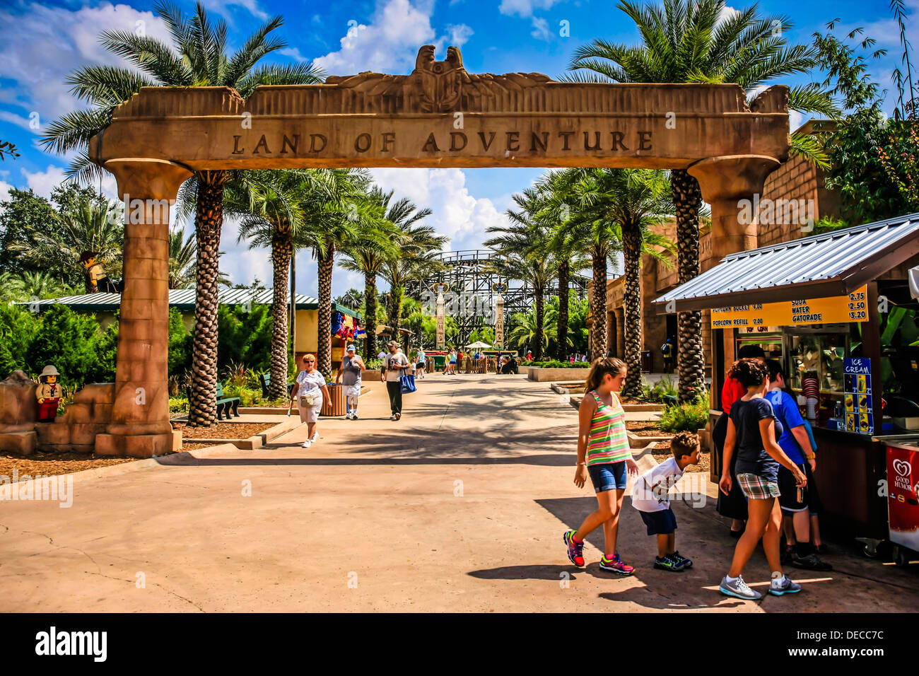 Le monde de l'aventure au Parc Legoland Florida Banque D'Images
