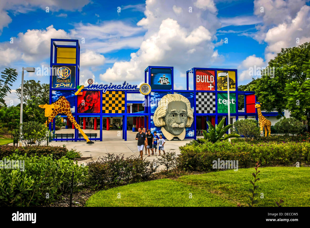 La zone de jeu au parc Legoland Florida Banque D'Images