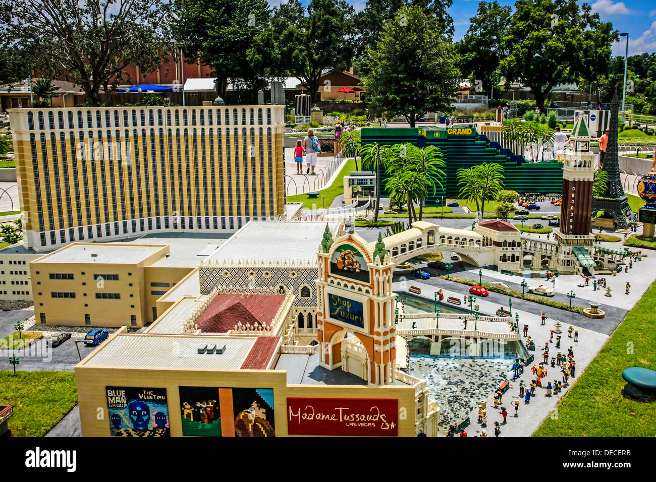 Autour du monde en Legoland - Las Vegas Banque D'Images