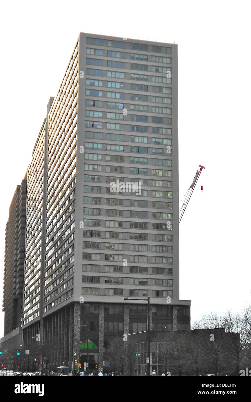 Penn Towers sur la PNSR depuis le 12 décembre 2012. En 1815 John F. Kennedy Blvd., dans le quartier de Logan Square Centre Ville Ville, Philadelphie Banque D'Images