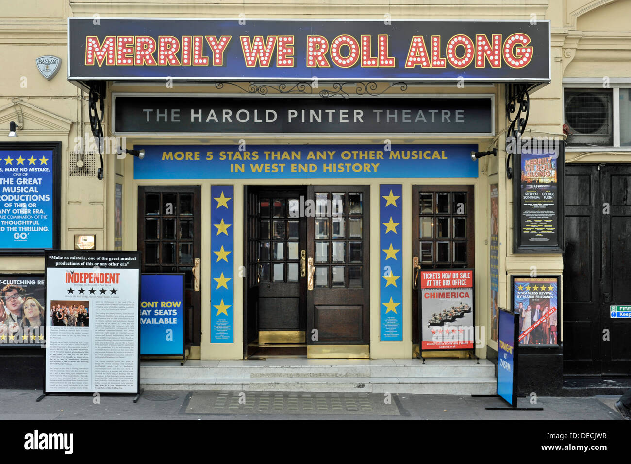Le théâtre de Harold Pinter Banque D'Images