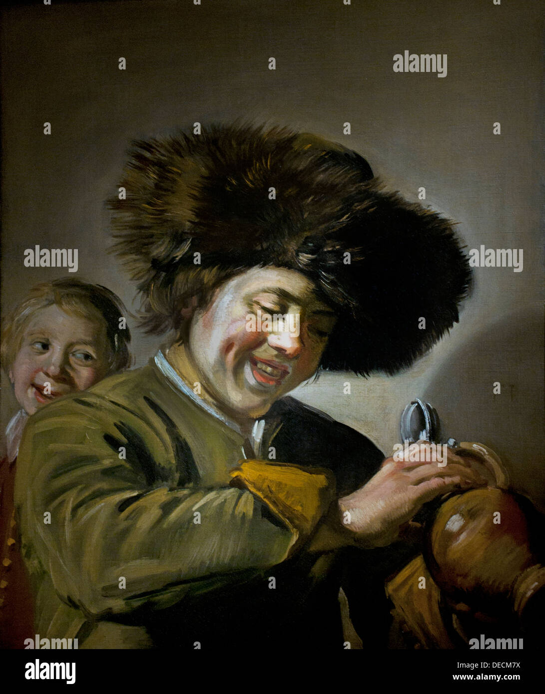 Le rire des garçons 1628 1582-1666 Pays-Bas néerlandais Frans Hals Banque D'Images
