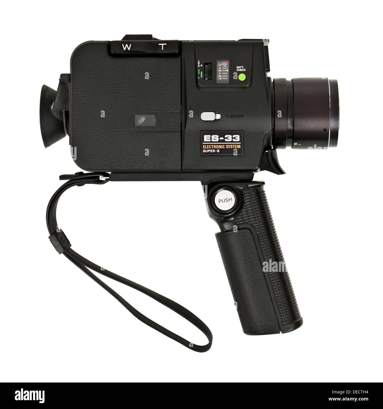 Fin des années 1970, Vintage Sankyo ES-33 Super-8 caméra ciné Banque D'Images