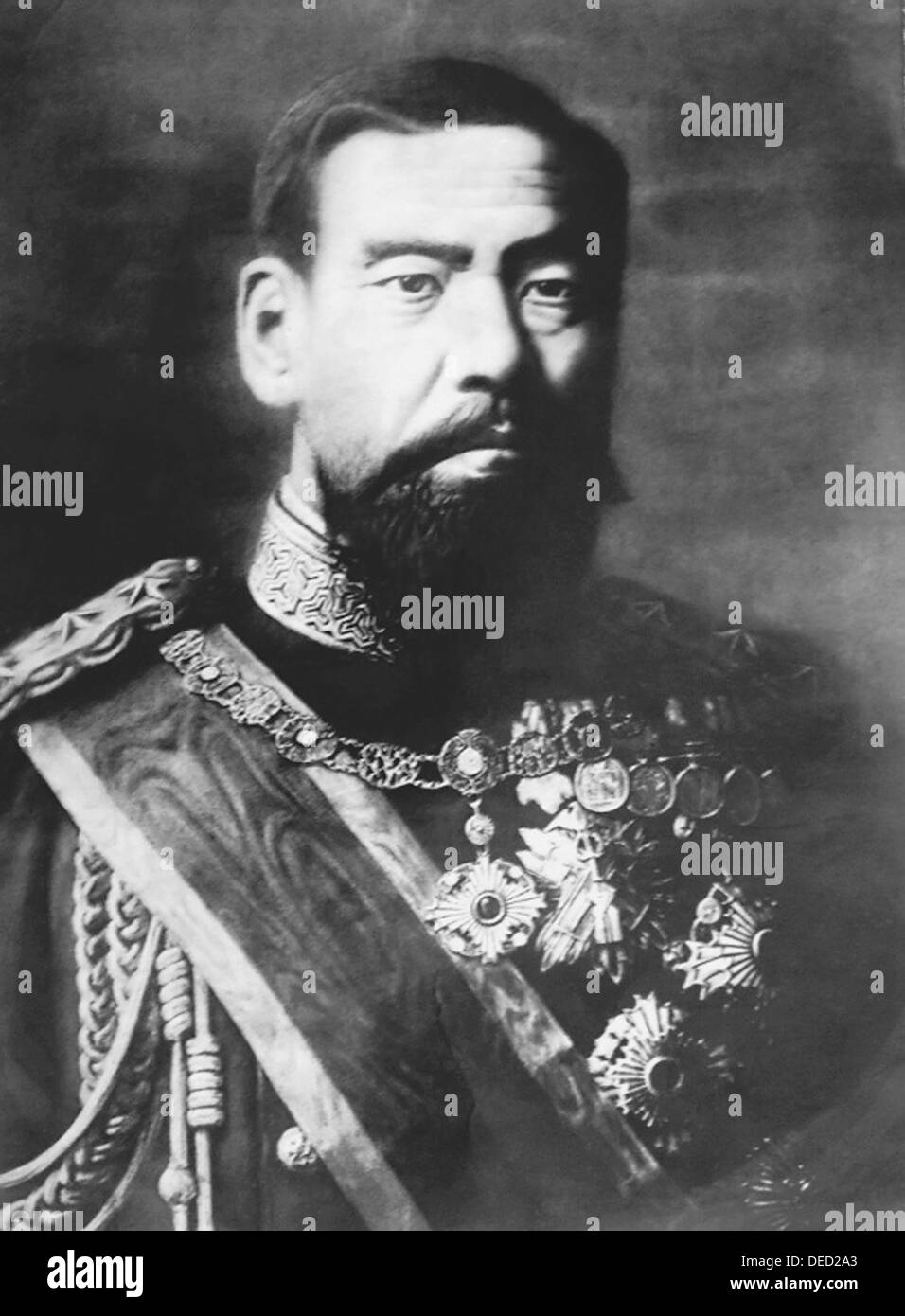 EMPERORO Meiji (1852-1912), 122e Empereur du Japon Banque D'Images