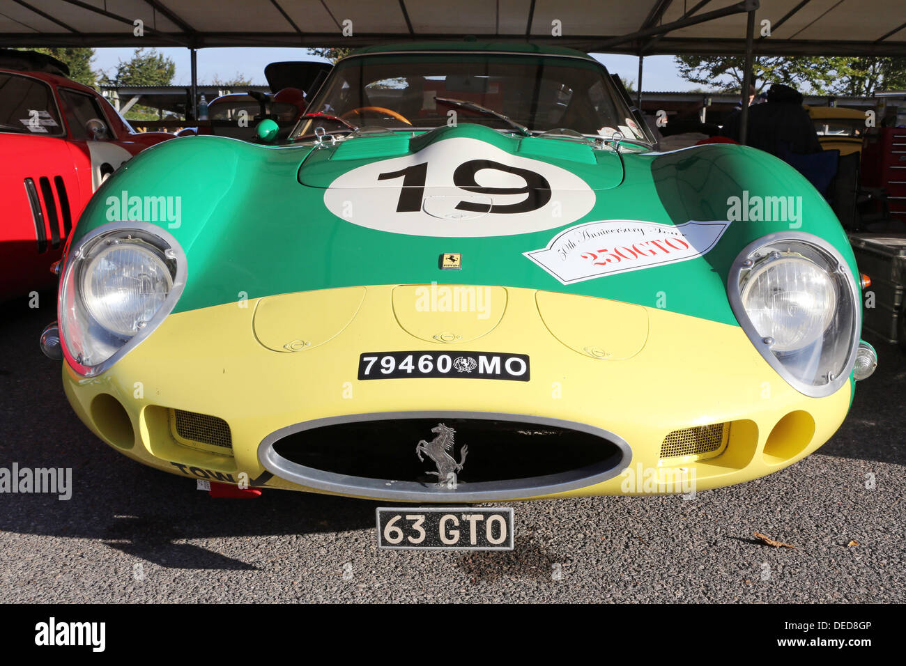 Chichester, UK . 15e Août, 2013. Goodwood Revival 2013 au Goodwood Motor Circuit - Photo montre dans le paddock de Ferrari © Oliver Dixon/Alamy Live News Banque D'Images