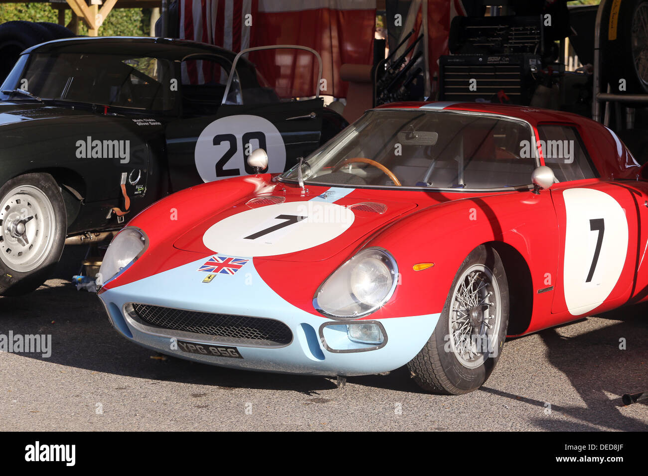 Chichester, UK . 15e Août, 2013. Goodwood Revival 2013 au Goodwood Motor Circuit - Photo montre une Ferrari 250 LM 1966 © Oliver Dixon/Alamy Live News Banque D'Images