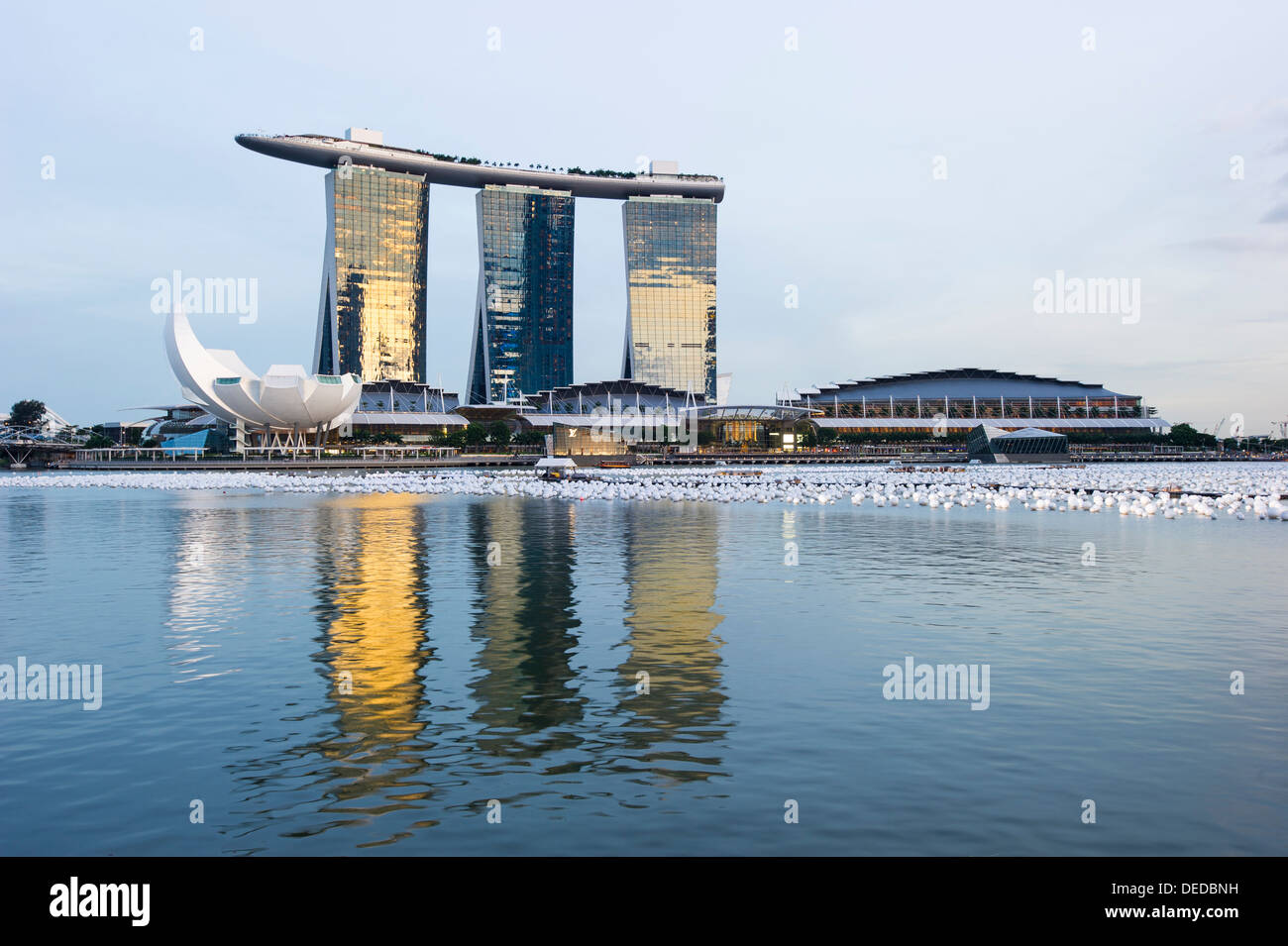 Marina Bay, Singapour Banque D'Images