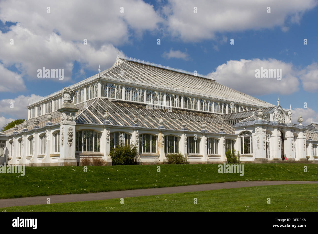 Chambre tempérée, Royal Botanic Gardens, Kew, UNESCO World Heritage Site, Londres, Angleterre, Royaume-Uni, Europe Banque D'Images