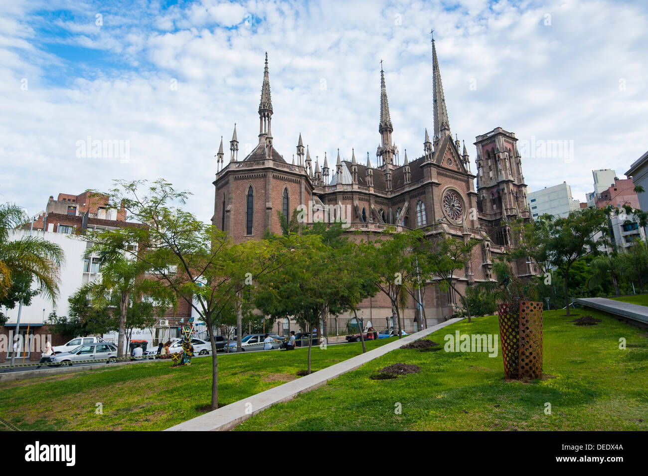 Façade de l'Iglesia del Sagrado Corazon, Cordoba, Argentine, Amérique du Sud Banque D'Images