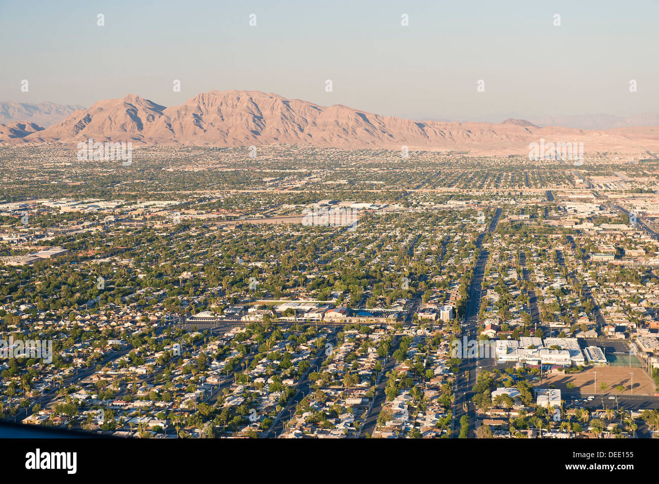 Las Vegas skyline à partir de la stratosphère Tower, Nevada, États-Unis d'Amérique, Amérique du Nord Banque D'Images