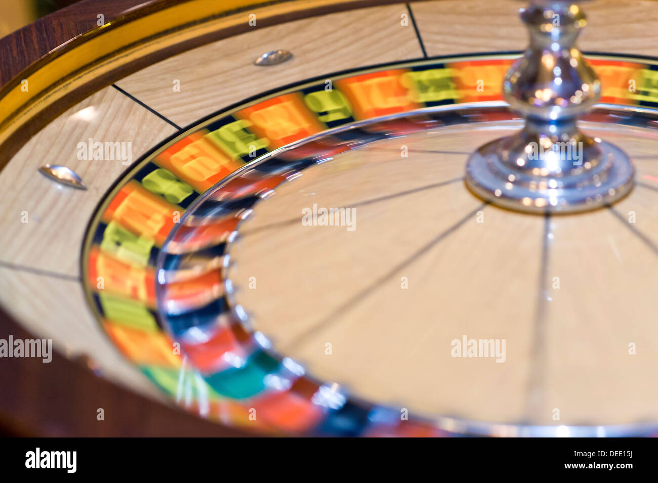 La roue de Roulette, Casino intérieur, Las Vegas, Nevada, États-Unis d'Amérique, Amérique du Nord Banque D'Images