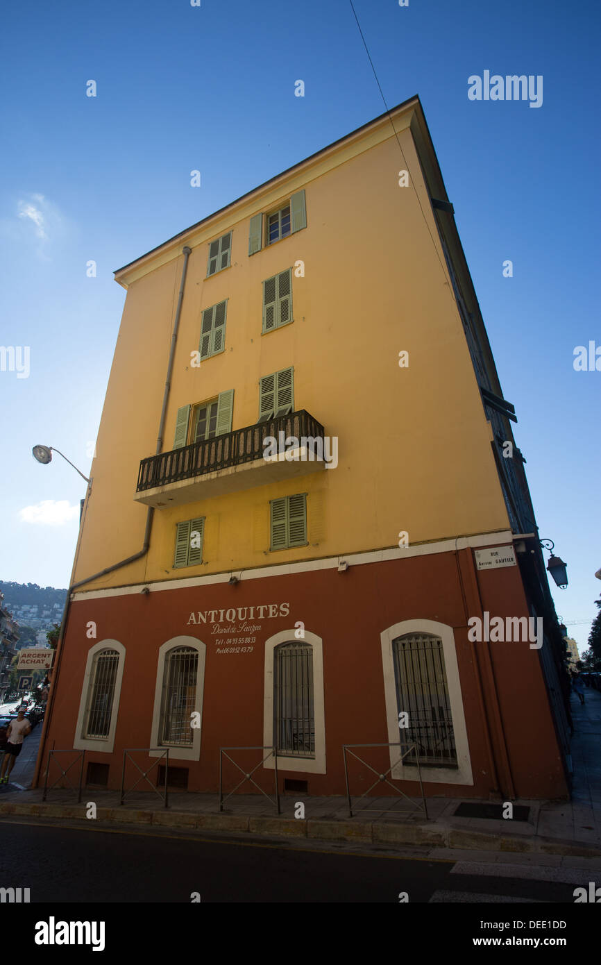 Rue Catherine Segurane Nice Alpes Rhône-Alpes France Europe Banque D'Images