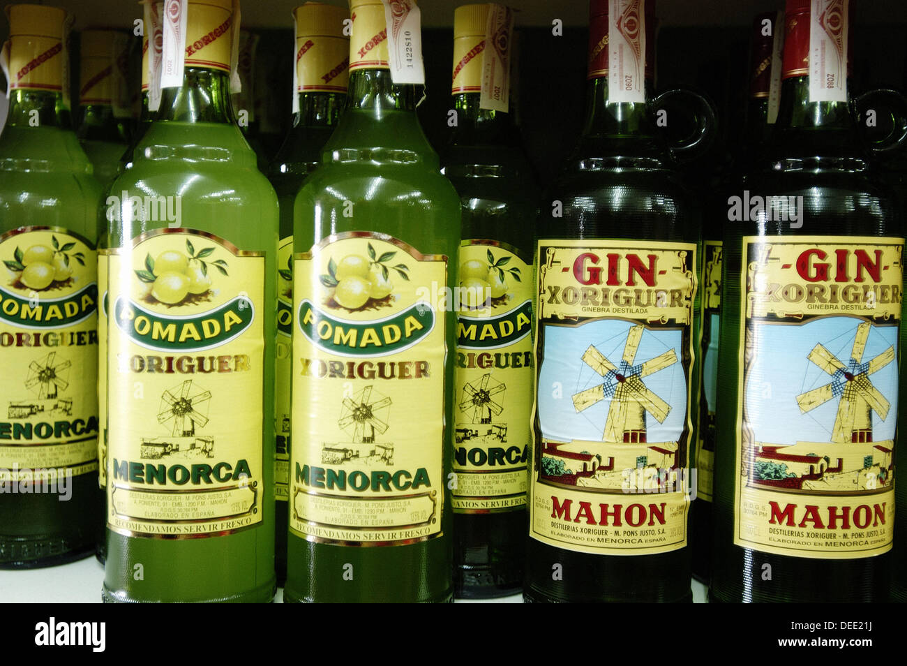Et Gin Xoriguer Pomada. Minorque. Îles Baléares. Espagne Photo Stock - Alamy