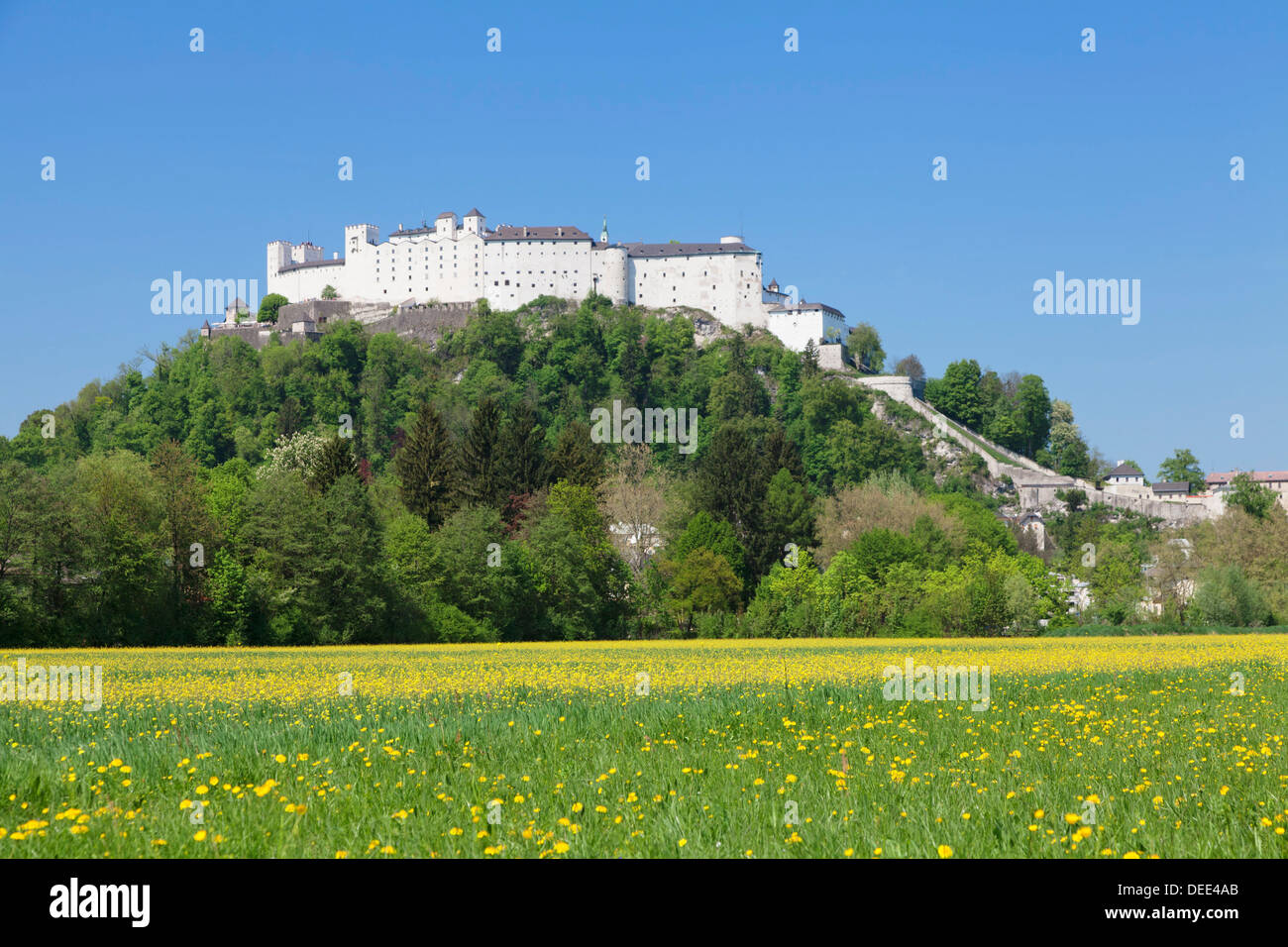 Forteresse Hohensalzburg, Salzburg, Salzburger Land, Autriche, Europe Banque D'Images