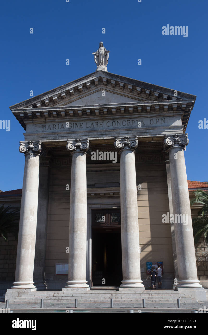 Notre Dame du Port Nice Cote d'Azur alpes Alpes France Europe Banque D'Images