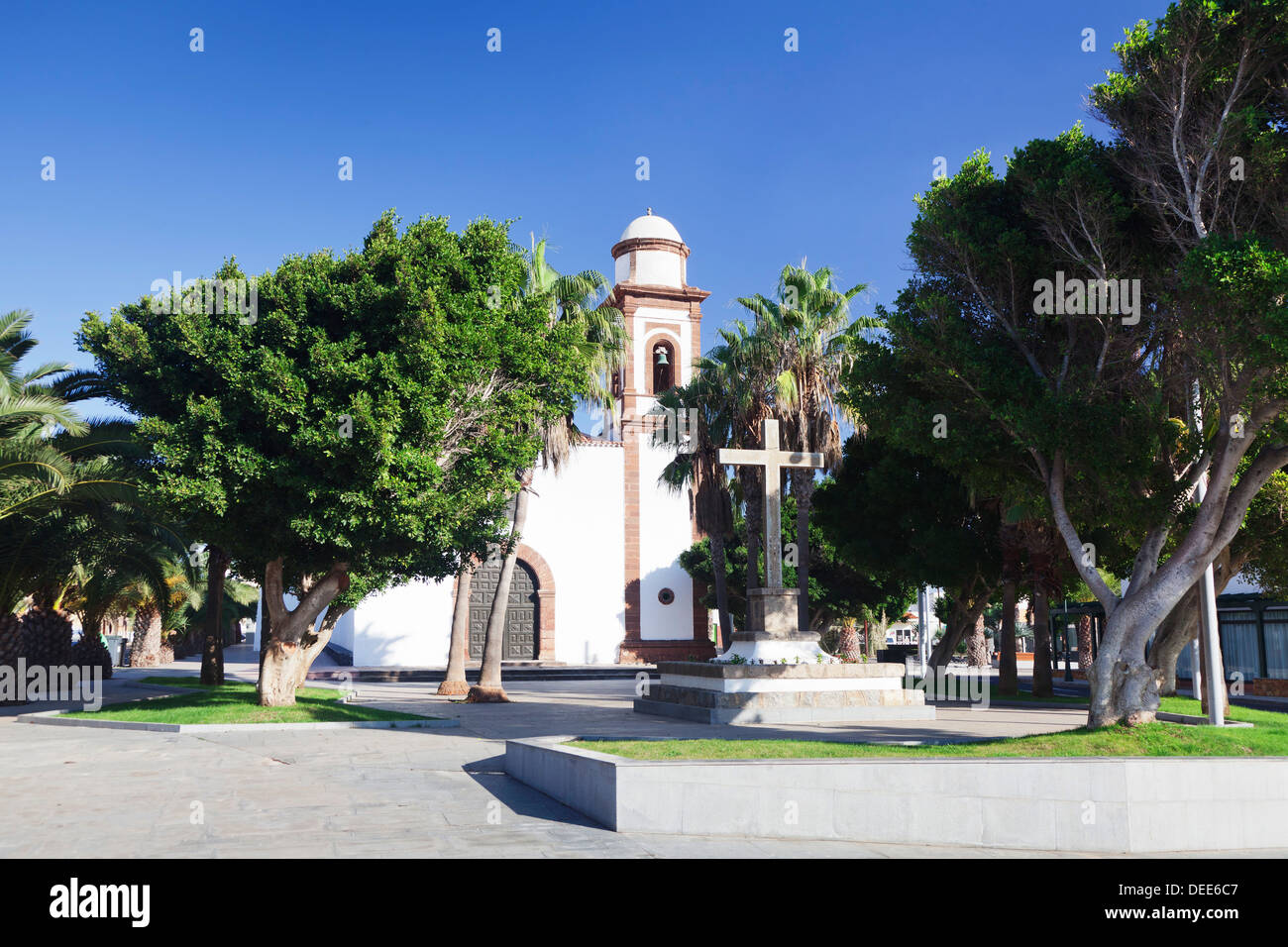 L'Iglesia Nuestra Señora de la Antigua, Antigua-église, Fuerteventura, Canary Islands, Spain, Europe Banque D'Images