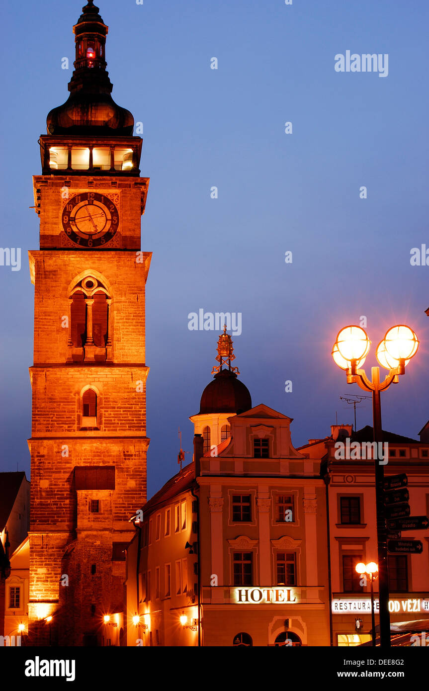 La place Masaryk Hradec Králové, République tchèque, 1085 Banque D'Images