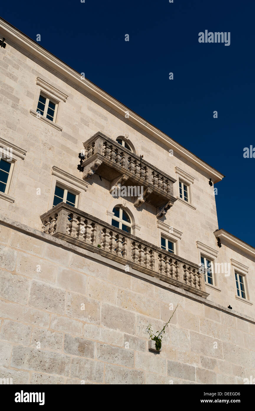 Musée de la ville de Perast, Perast, baie de Kotor, Monténégro, l'Europe. Banque D'Images