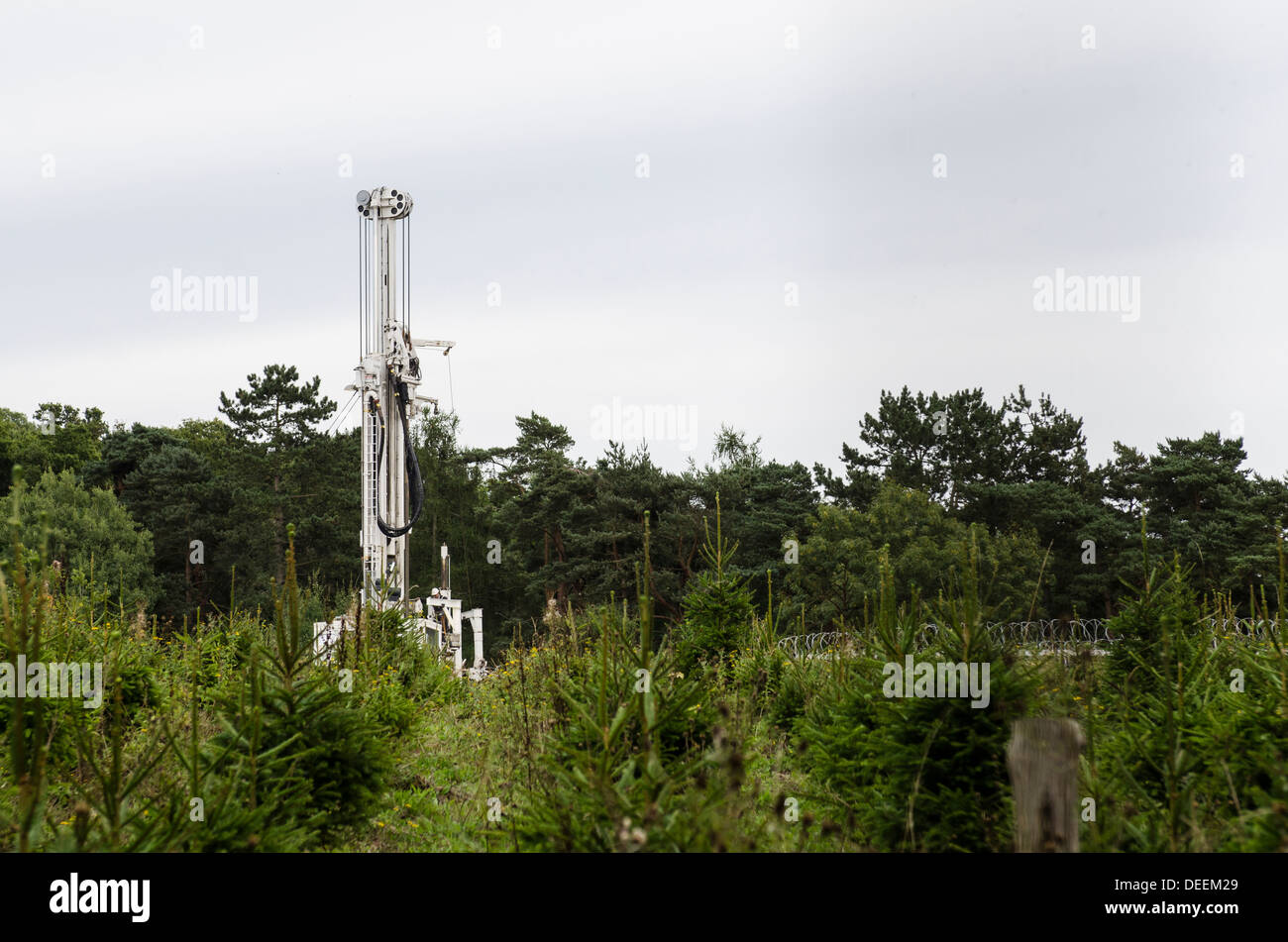 1er septembre 2013. Le 'Tapis' Balcombe événement au camp de protestation contre la fracturation hydraulique, Balcombe, West Sussex, England, UK Banque D'Images