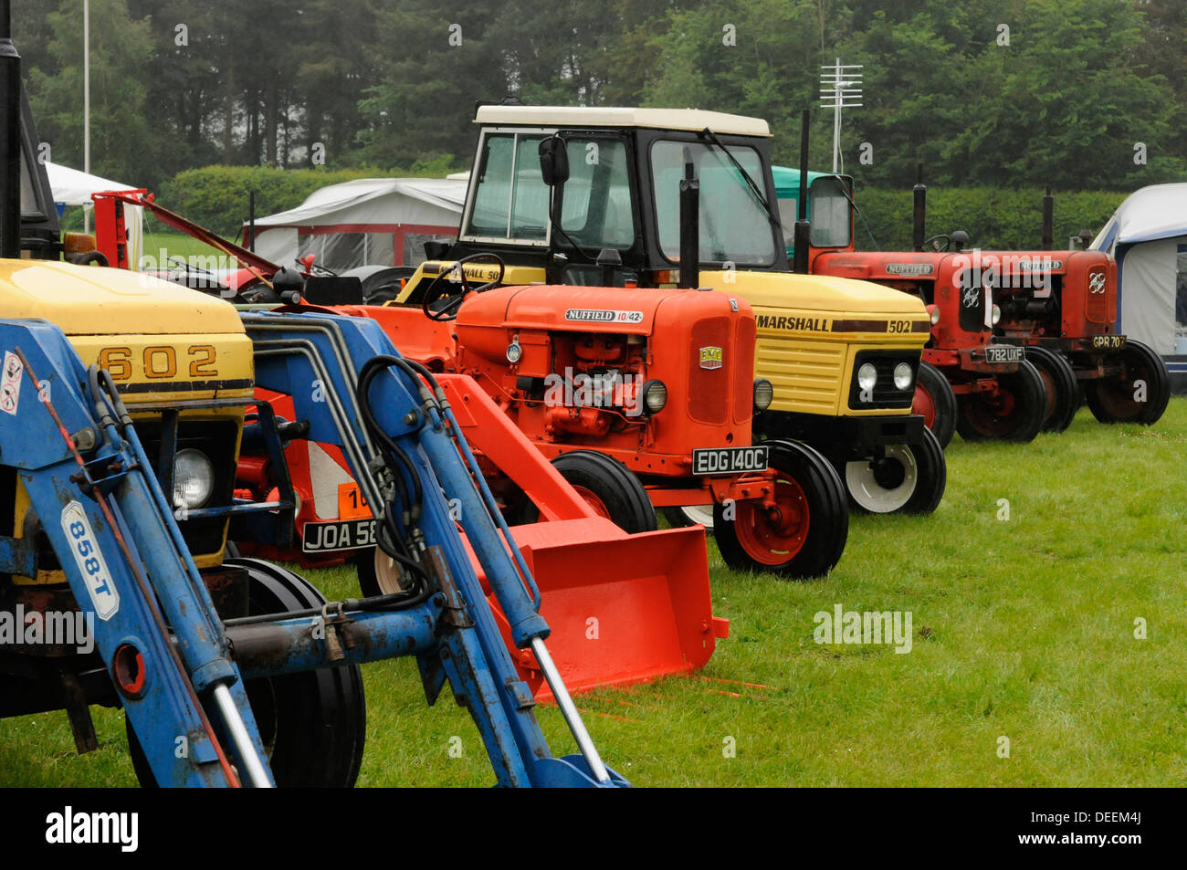 Les machines agricoles sur l'affichage à la baignoire & West Show, Somerset, UK Banque D'Images