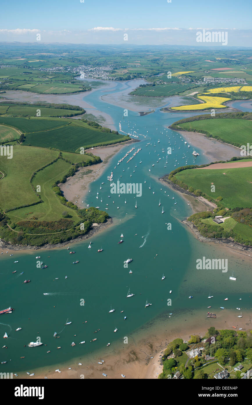 L'estuaire de Kingsbridge, Devon, Angleterre, Royaume-Uni, Europe Banque D'Images