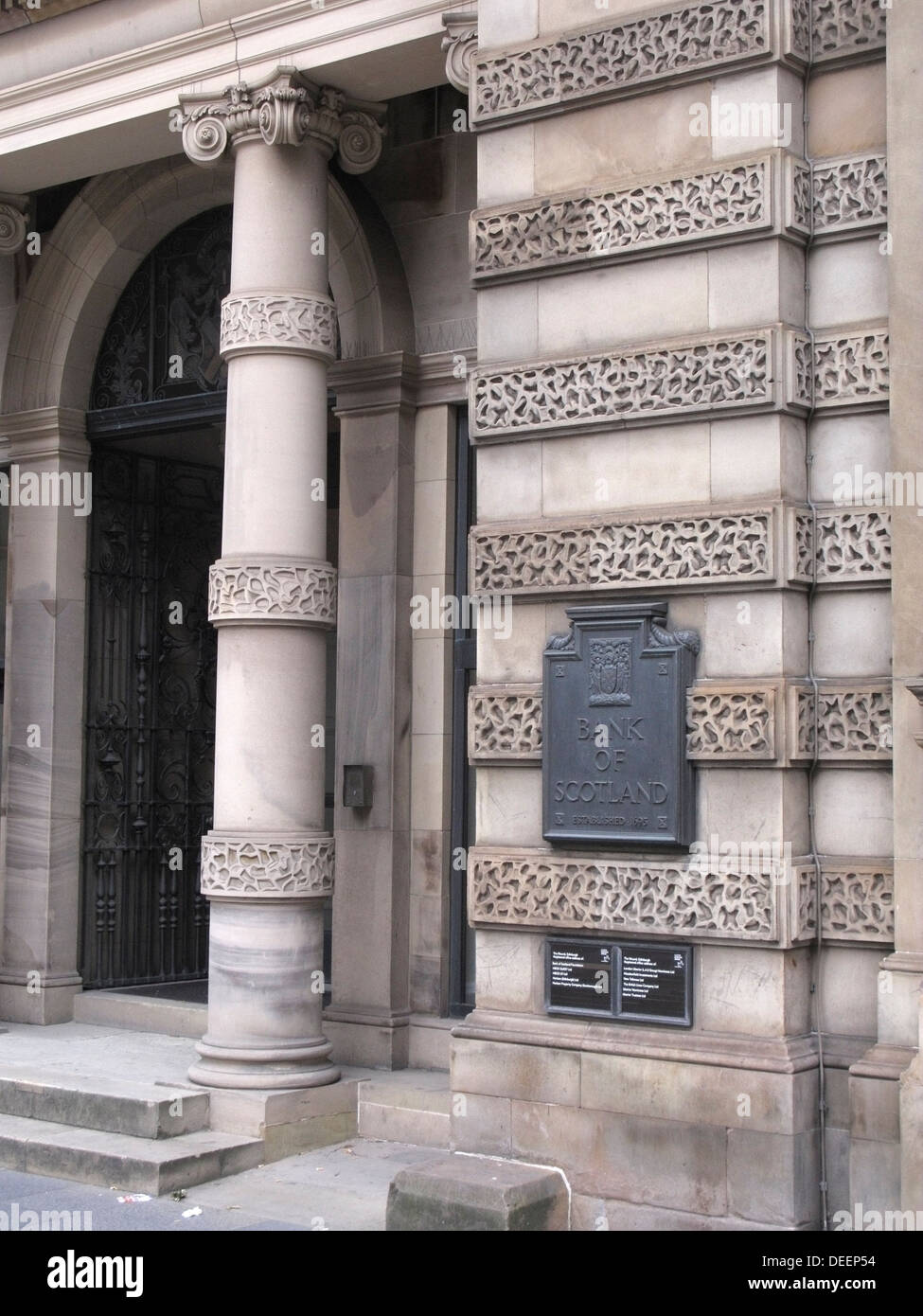 HBOS (Halifax Bank of Scotland ) Siège, le monticule, Édimbourg, Écosse, Royaume-Uni Banque D'Images