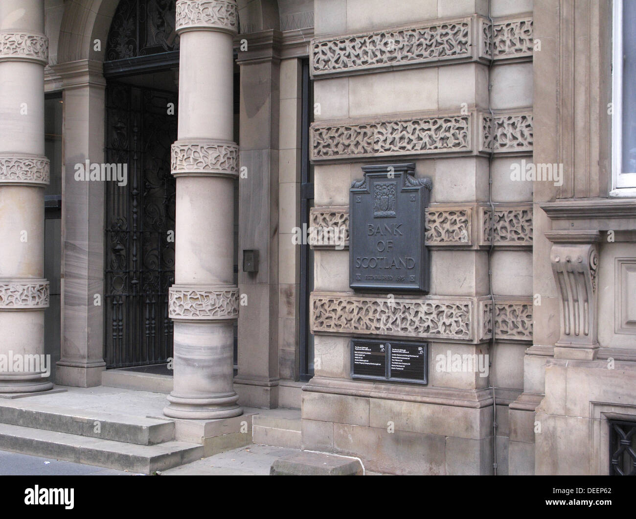 HBOS (Halifax Bank of Scotland ) Siège, le monticule, Édimbourg, Écosse, Royaume-Uni Banque D'Images