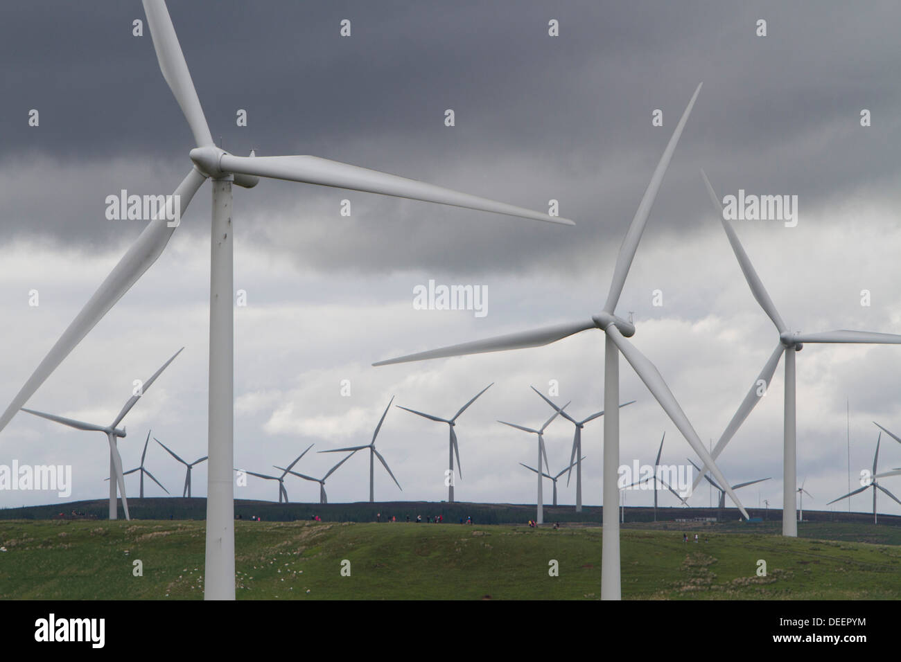 ScottishPower Whitelee wind farm, Eaglesham Moor, l'Ayrshire. Banque D'Images