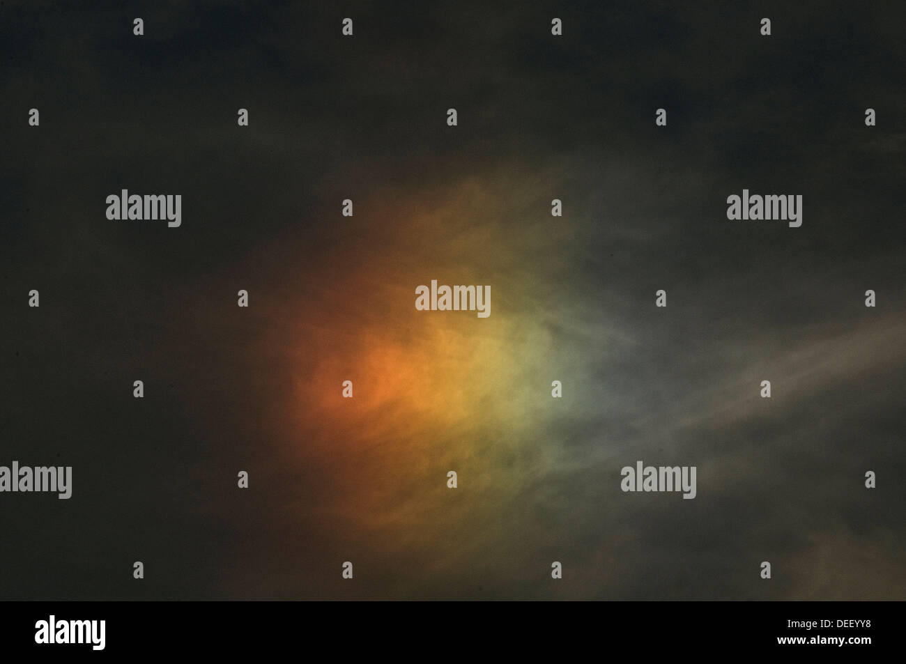 Arc-en-ciel circulaire Banque D'Images