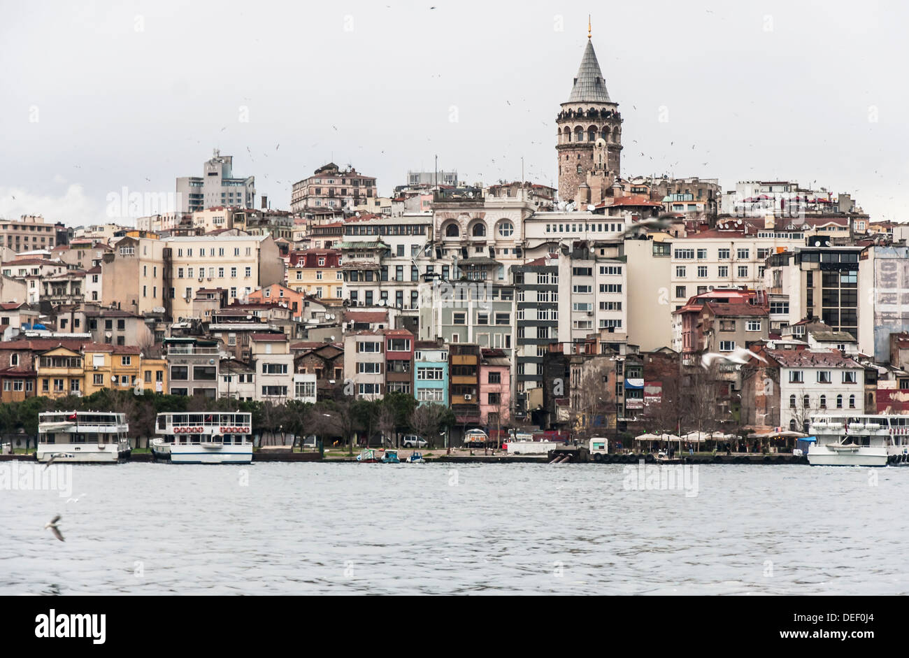 Vue de la partie asiatique d'Istanbul, Turquie Banque D'Images