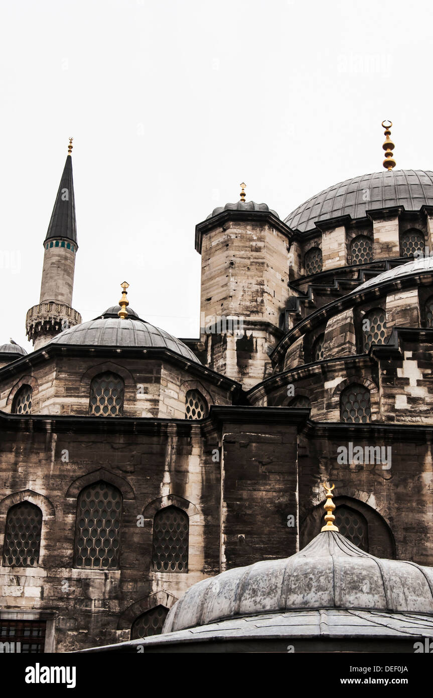 Vue d'une mosquée à Istanbul, Turquie Banque D'Images