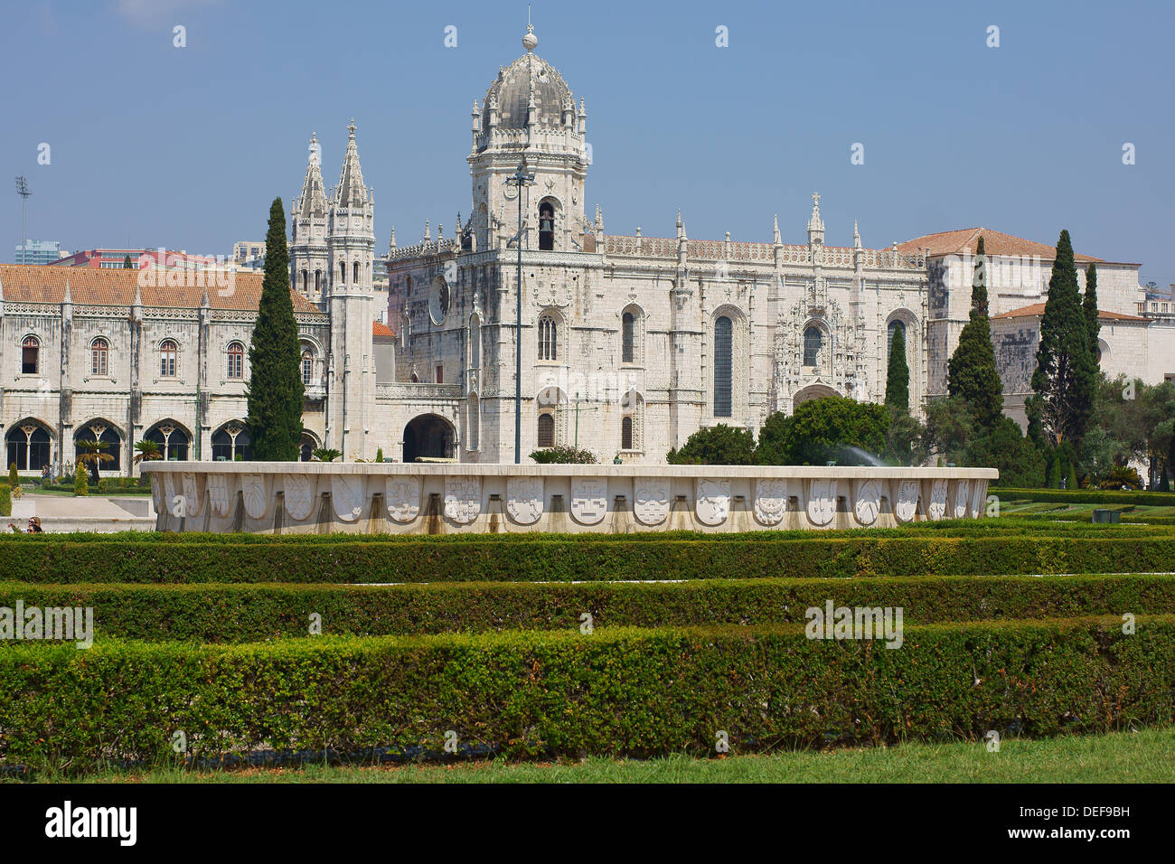 Mosteiro dos Jerónimos Lisbonne Lisboa Portugal style architectural manuélin Banque D'Images