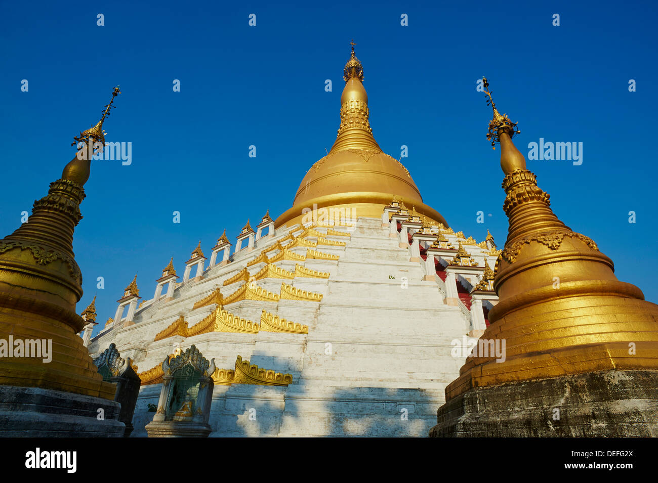 Mahazedi Paya, Bago (Pegu), le Myanmar (Birmanie), l'Asie Banque D'Images