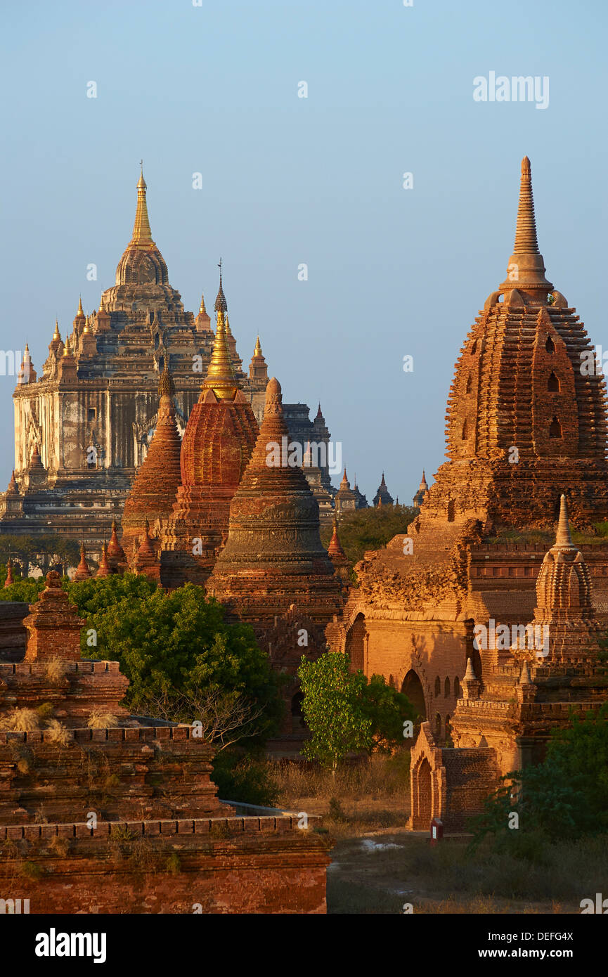 Bagan (Pagan), le Myanmar (Birmanie), l'Asie Banque D'Images